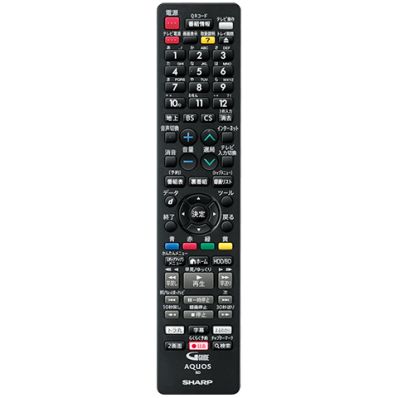 0046380284 シャープ 純正部品 ブルーレイディスクレコーダー用 リモコン(004 638 0284)