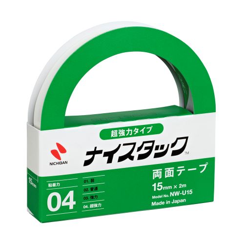 NW-U15 ニチバン ナイスタック NW-U15 超強力 15mm×2m 4987167054892 分類:接着テープ