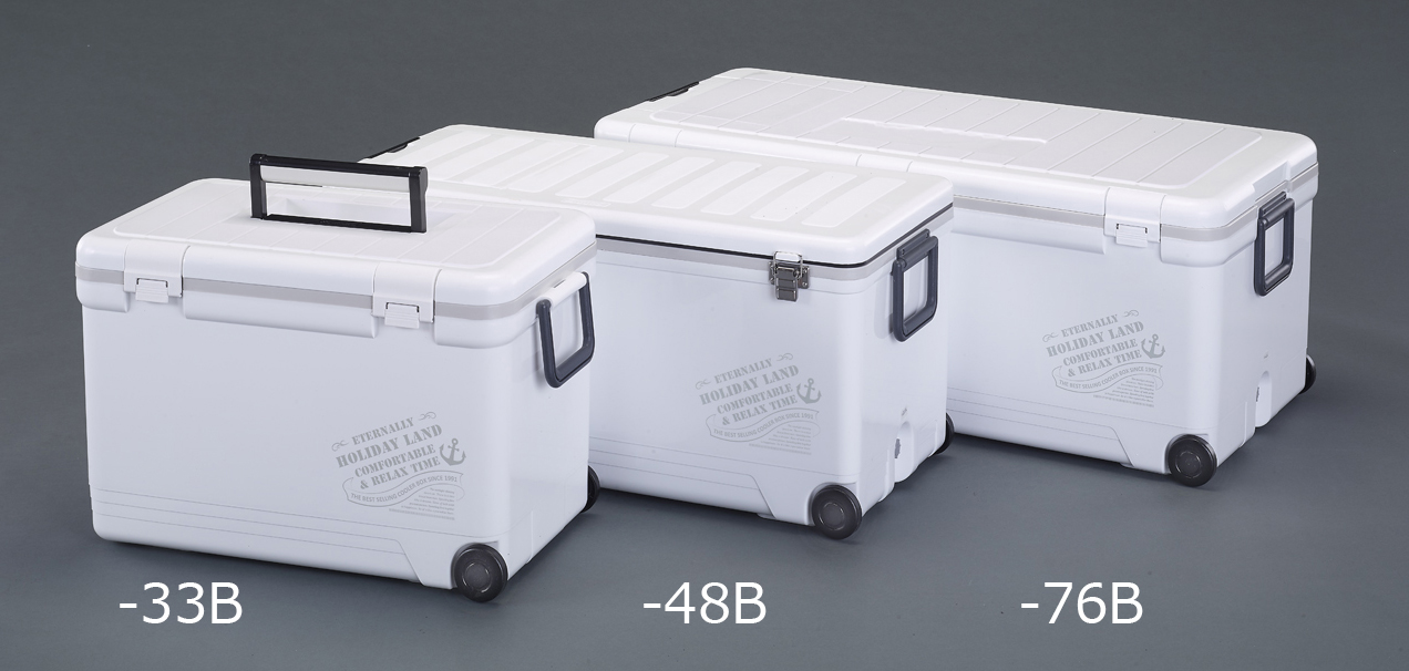 EA917AK-48B エスコ 765x350x360mm/48L クーラーボックス (伸和 060231)