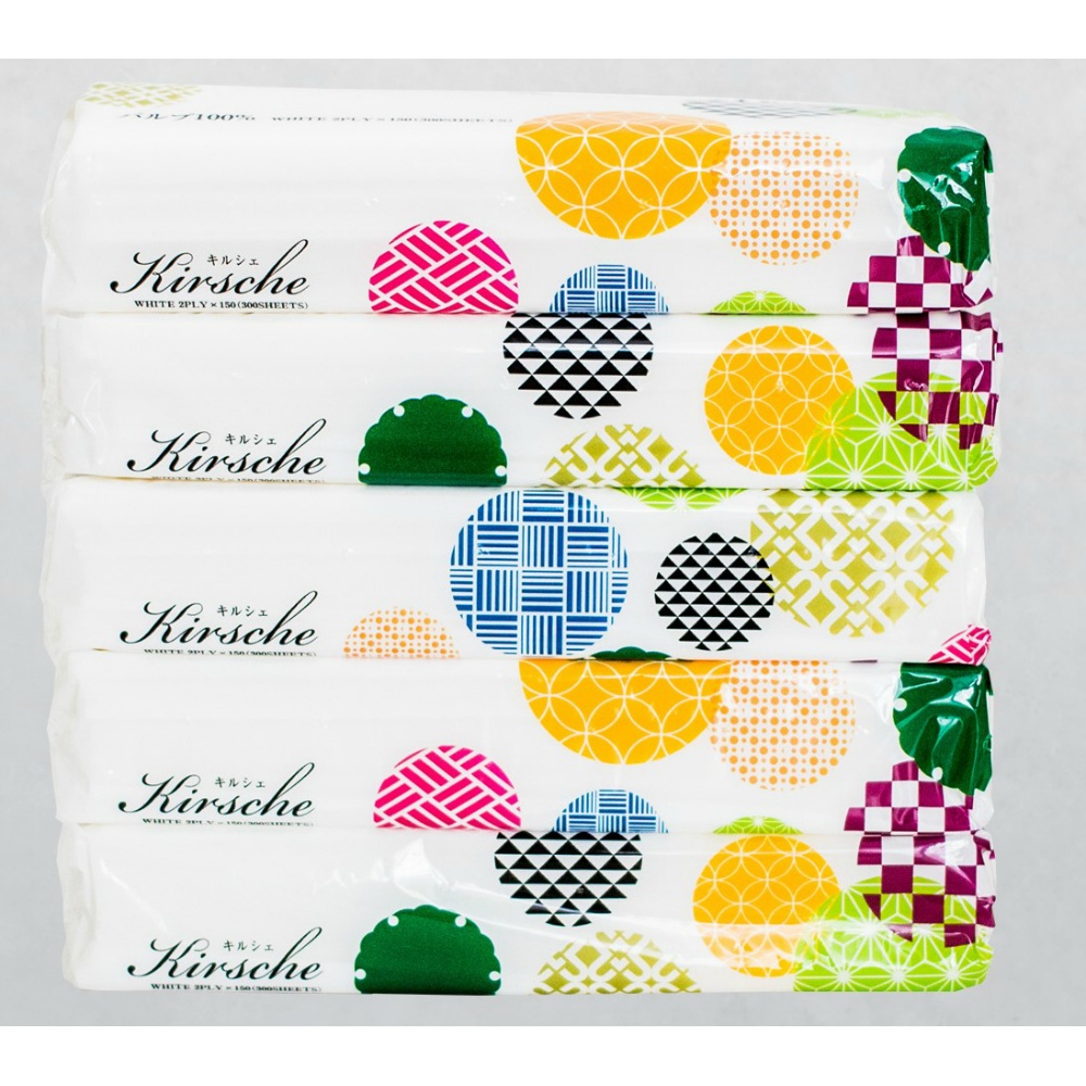 マスコー製紙 純正品 キルシェ１５０組５個パック 4978554113353【単品販売。ケース販売ではございません。】