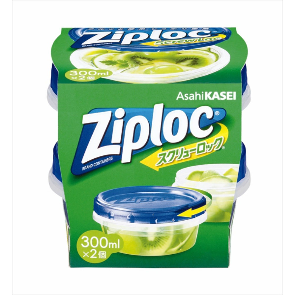 旭化成ホームプロダクツ 純正品 ジップロック スクリューロック (300ml) 4901670108187【単品販売。ケース販売ではございません。】