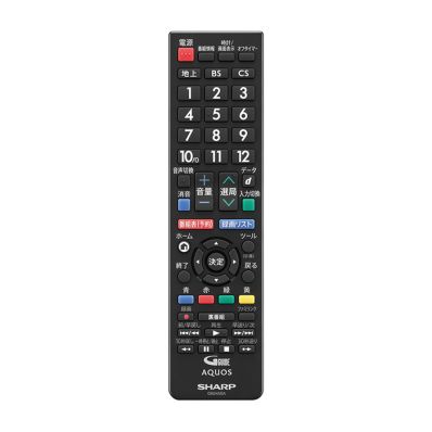 0106380525 シャープ 純正部品 液晶テレビ用 リモコン(010 638 0525)