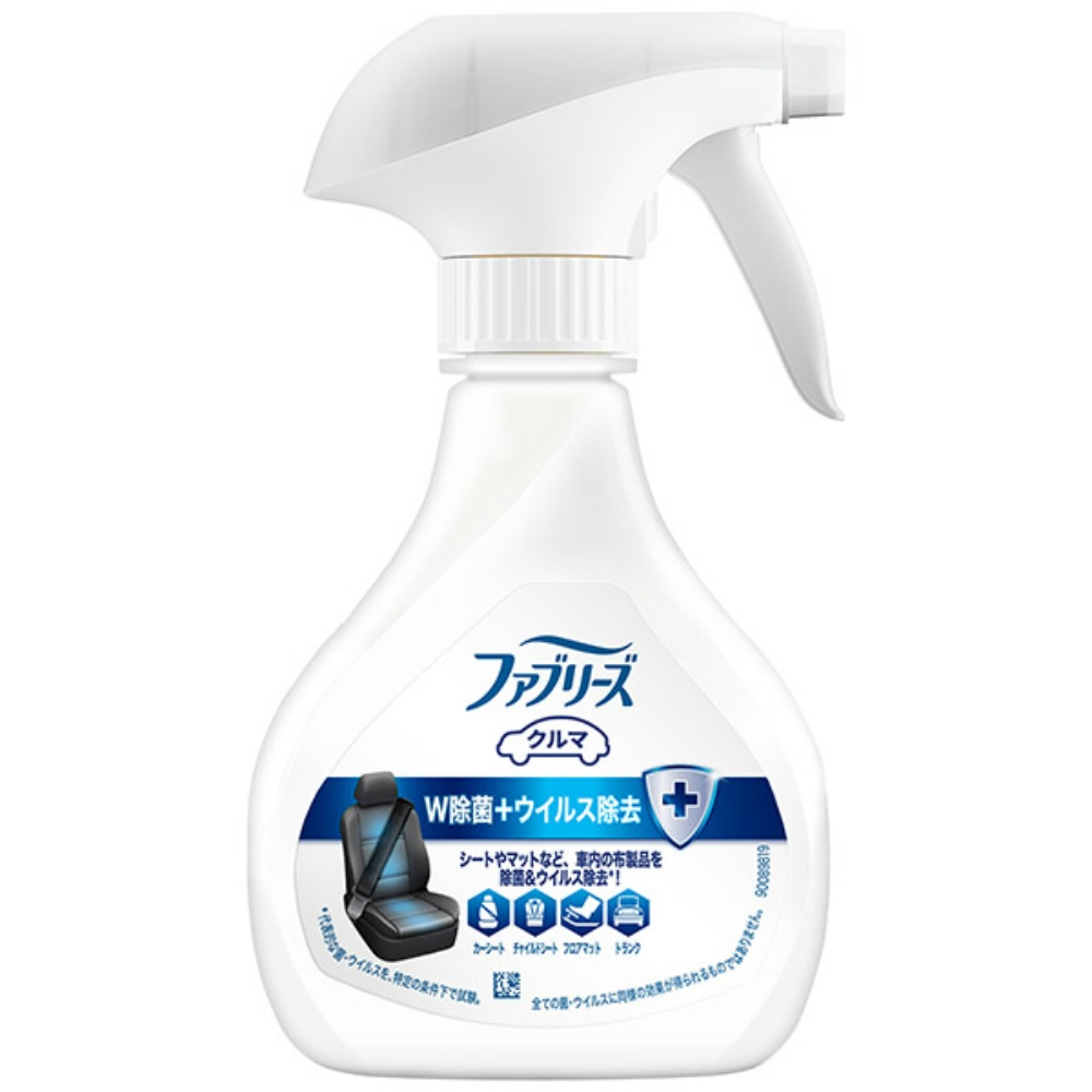 P&G 純正品 クルマ用ファブリーズW除菌 ウイルス除去成分最高レベル 4987176084132【単品販売。ケース販売ではございません。】