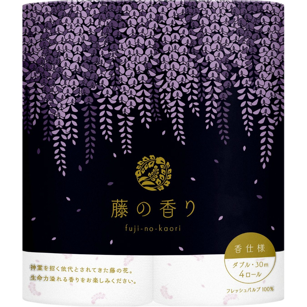王子ネピア 純正品 四国特紙藤の香り４Ｒダブル 4901733311103【単品販売。ケース販売ではございません。】