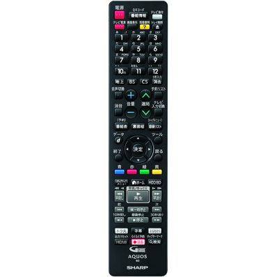 0046380286 シャープ 純正部品 ブルーレイディスクレコーダー用 リモコン(004 638 0286)
