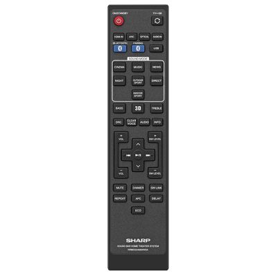 1106380650 シャープ 純正部品 シアターバーシステム用 リモコン(110 638 0650)
