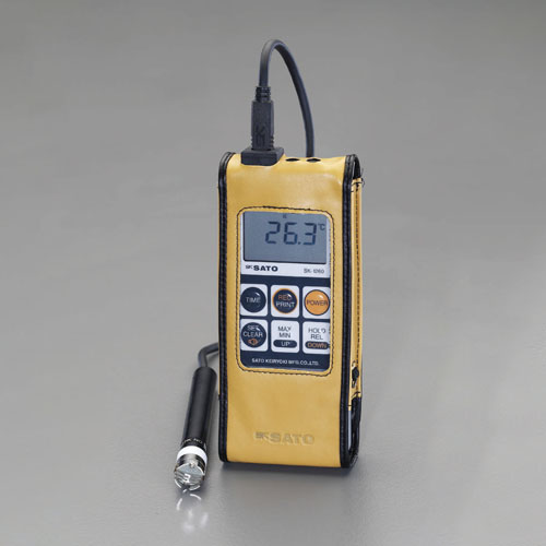 EA701SA-20 エスコ -30゜/+400゜C 防水型デジタル温度計 (佐藤計量器製作所 SK-1260+SK-S307K)