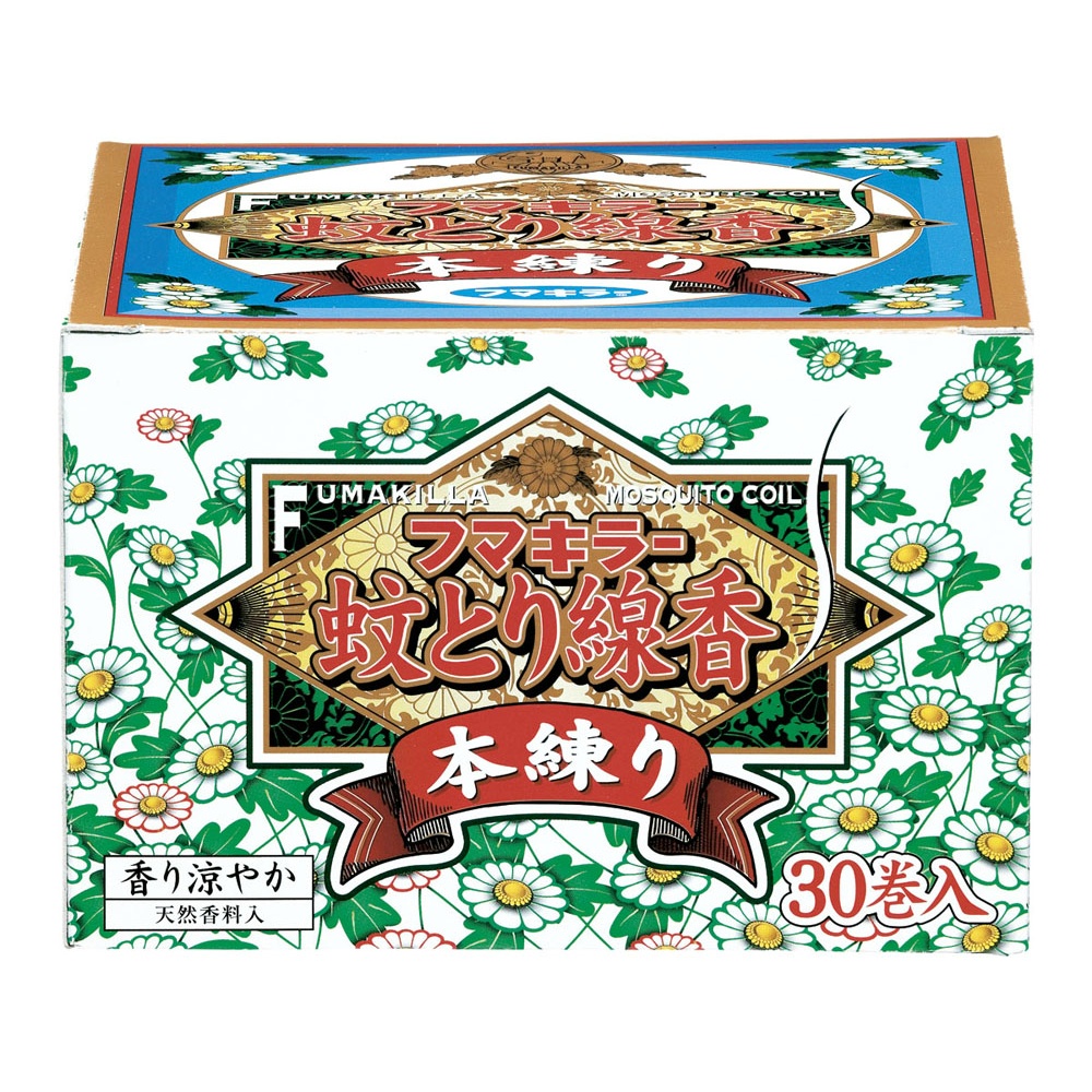 フマキラー 純正品 フマキラー 蚊とり線香本練り 30巻函入 4902424424430【単品販売。ケース販売ではございません。】