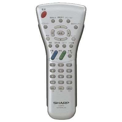 0106380158 シャープ 純正部品 液晶テレビ用 リモコン (010 638 0158)