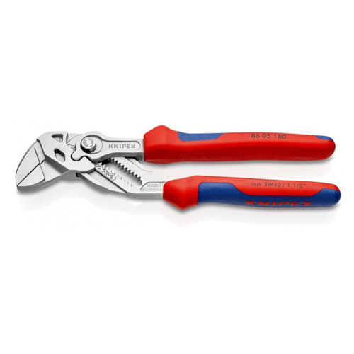 EA531KA-1 エスコ 40mm/180mm プライヤーレンチ(グリップ付) (KNIPEX(クニペックス) 8605180)