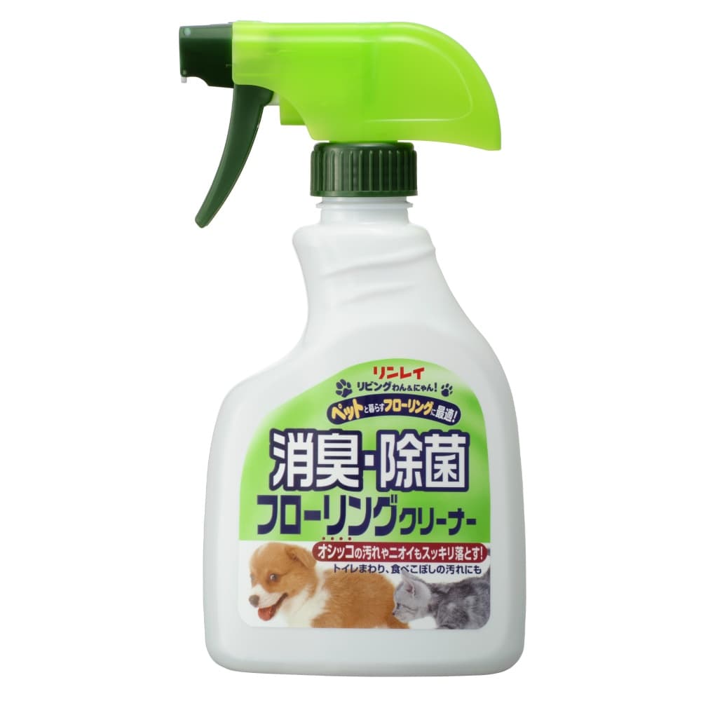 リンレイ 純正品 リビングわん&にゃん! フローリングクリーナー 400ML 4903339761115【単品販売。ケース販売ではございません。】