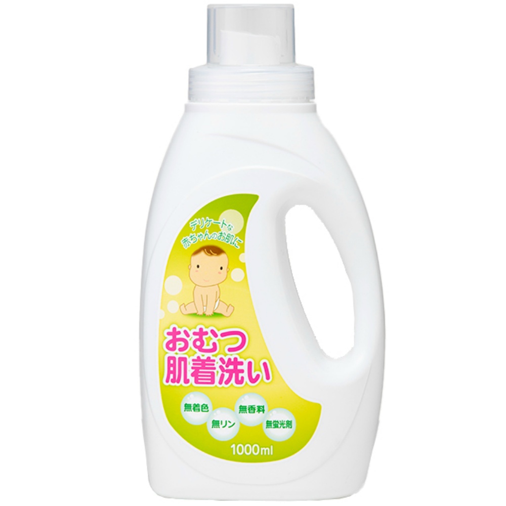 ロケット石鹸 純正品 おむつ肌着洗い液体洗剤 1kg 4903367303189【単品販売。ケース販売ではございません。】