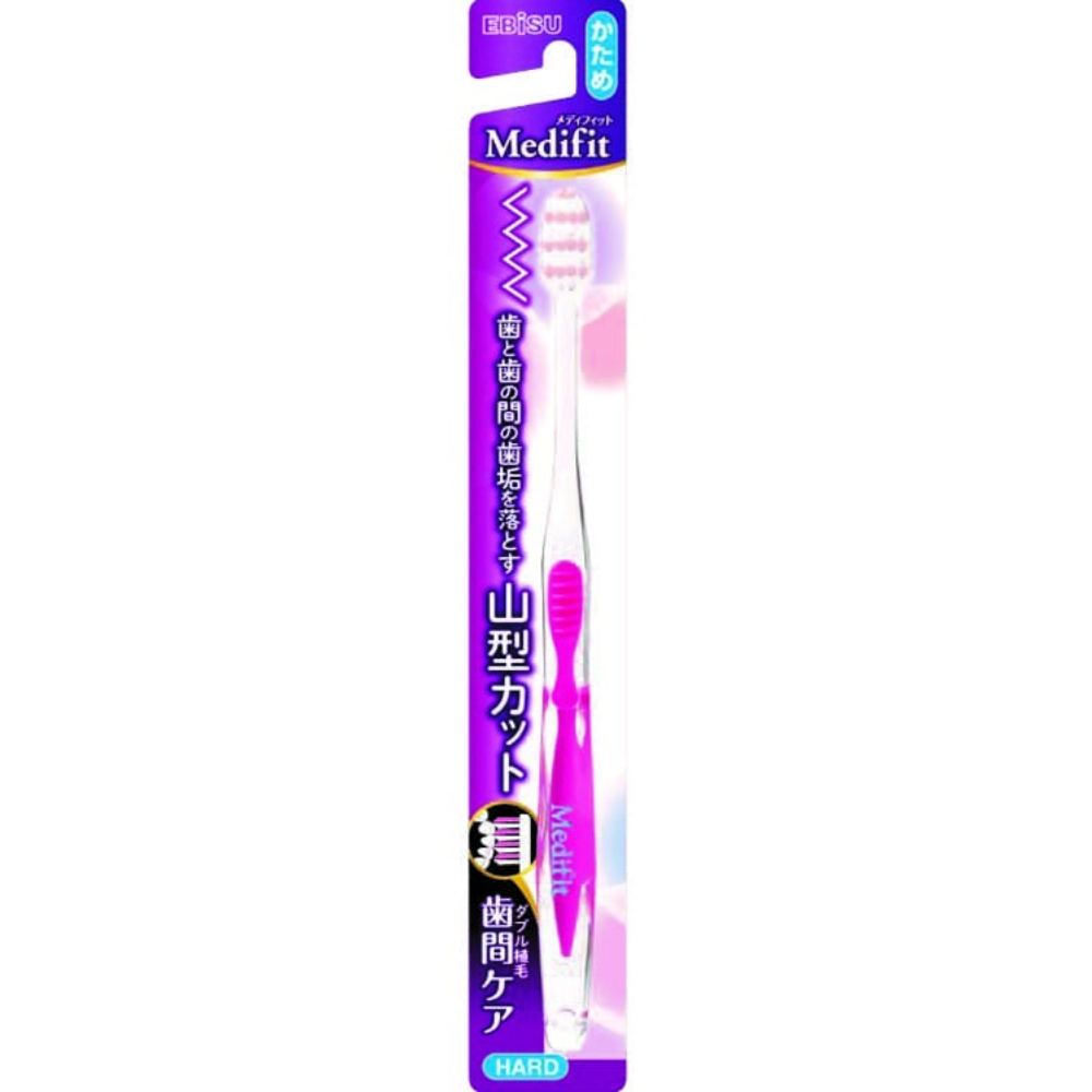 エビス 純正品 メディフィット山型歯ブラシかため 4901221815403【単品販売。ケース販売ではございません。】