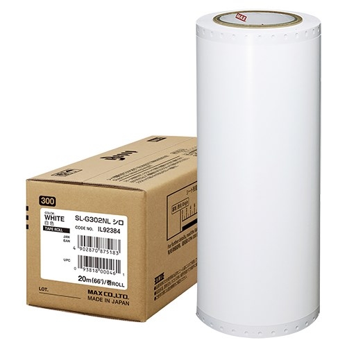 SL-G302NLシロ マックス ビーポップ耐候シート 300mm SL-G302NLシロ 4902870875183 分類:切文字機消耗品