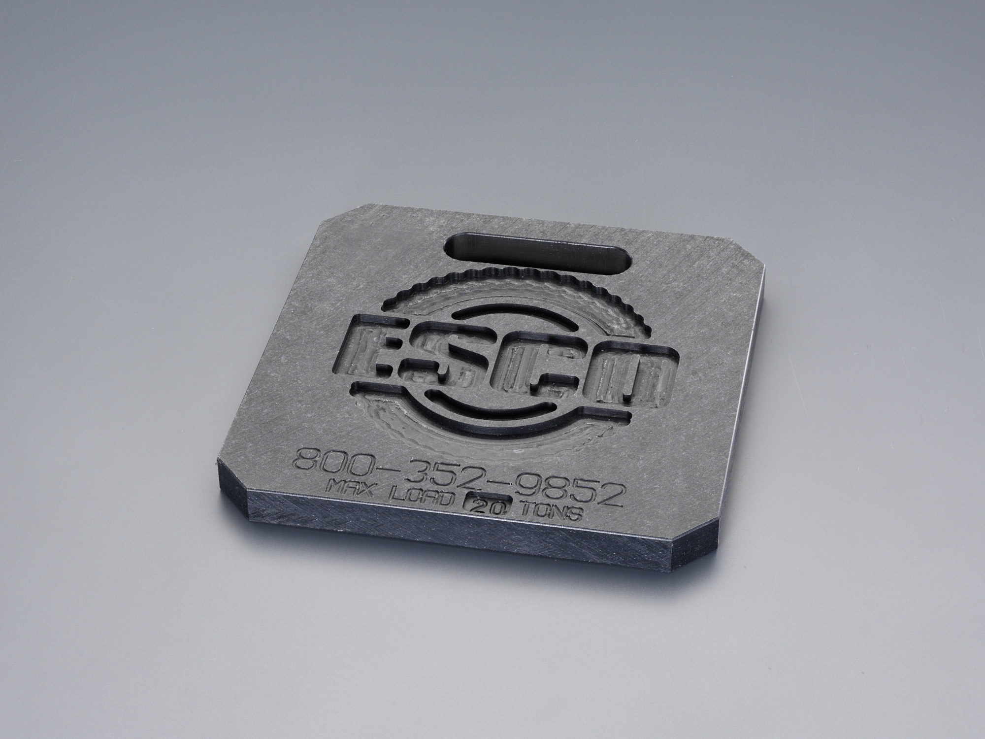 EA993DS-11 エスコ 300x300x25mm/20ton ジャッキ・プレート