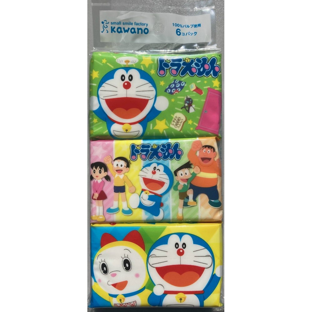 河野製紙 純正品 ドラえもんミニポケット6P 4901451164807【単品販売。ケース販売ではございません。】