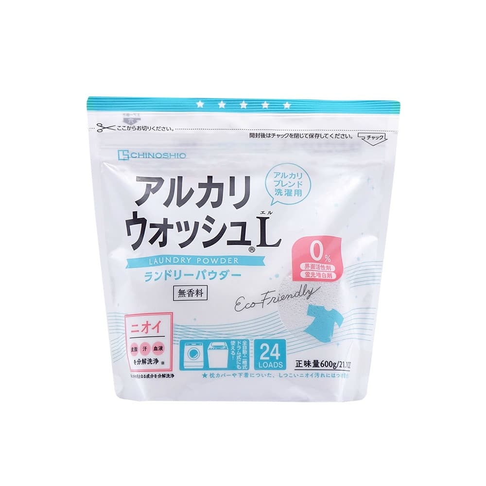 地の塩社 純正品 アルカリウォッシュL ランドリーパウダー 無香料 4982757811442【単品販売。ケース販売ではございません。】