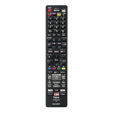0046380276 シャープ 純正部品 ブルーレイディスクレコーダー用 リモコン(004 638 0276)