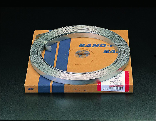 EA463EH-10 エスコ 1" x 30m バンド(201ステンレス製) (BAND-IT(バンド・イット) G43199)