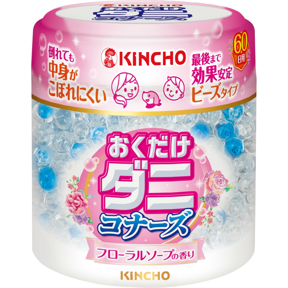 大日本除虫菊(金鳥) 純正品 ダニコナーズ ビーズタイプ フローラルソープの香り 4987115543973【単品販売。ケース販売ではございません。】