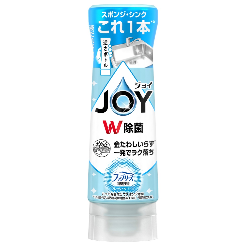 Ｐ＆Ｇ 純正品 除菌ジョイコンパクトＷ消臭 フレッシュクリーン 逆さボトル 4987176118363【単品販売。ケース販売ではございません。】