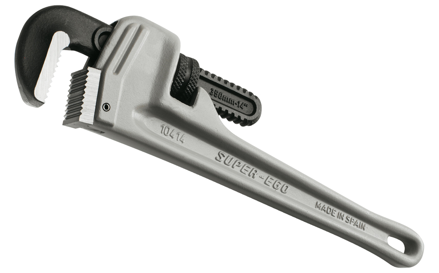 EA546A-250 エスコ 49mm/ 250mm パイプレンチ(アルミ合金) (ハンドルがアルミ製の為、普通のパイプレンチより軽量です。(メーカー比約40%) )