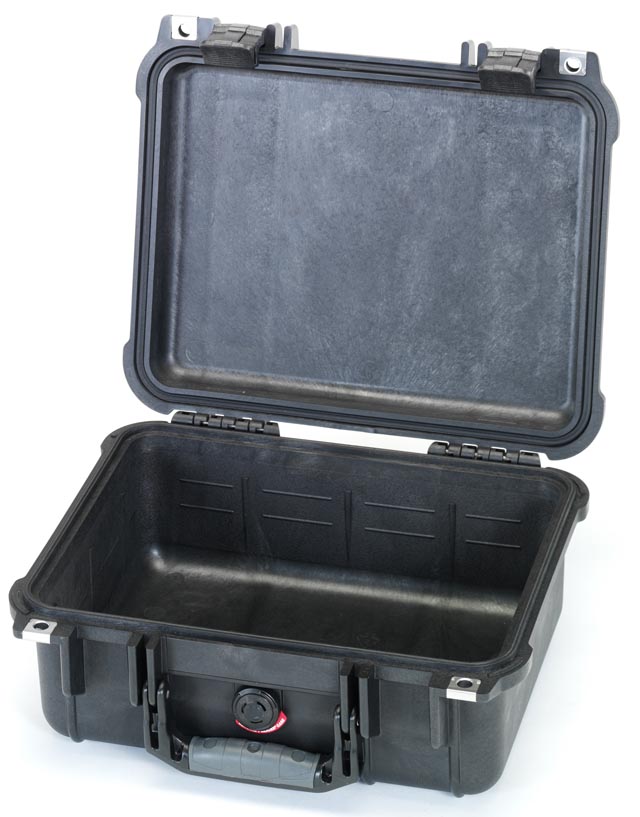EA657-145NF エスコ 372x260x155mm/内寸 防水ケース(黒/ウレタン無) (PELICANPRODUCTS 1450NF)