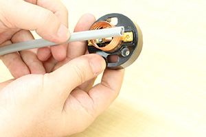 ランプレセプタクルの直径は約5cm